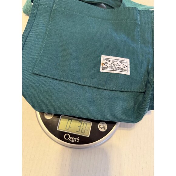 LETU Green Corduroy Tote Bag Adjustable Shoulder Strap 10X8 - Picture 14 of 14